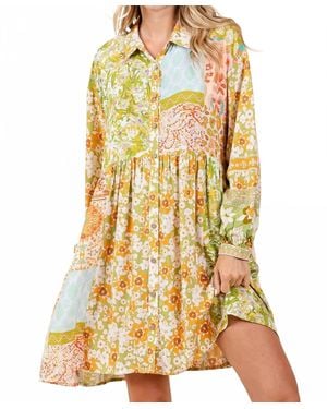 Mittoshop Story Of Us Boho Dress - Yellow