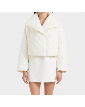 Rudsak Kalee Quilted Short Coat - White