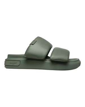 Bally Joey Leather Sandals - Green