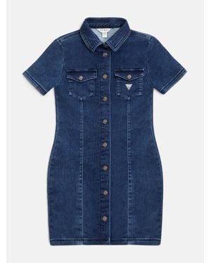Guess Maria Denim Dress (7-14) - Blue