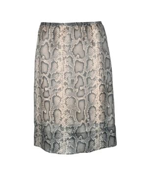 Sportmax Organza Midi Skirt - White