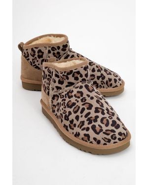 Forever & Always Shoes Zaz Leather Boot - Brown