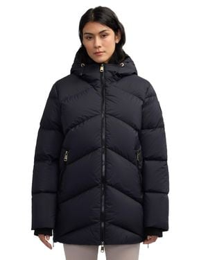 Pajar Fallon Boxy Inverted Chevron Quilted Puffer - Blue