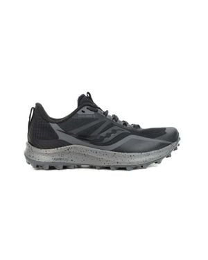 Saucony Peregrine 12 S10737-05 Sneaker Charcoal Trail Running Shoes - Black
