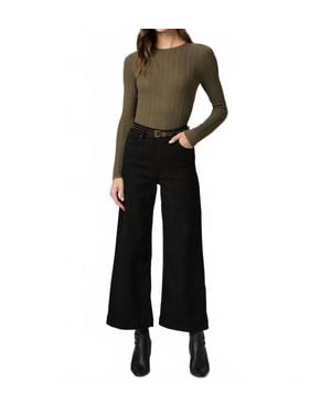 PAIGE Anessa Wide Leg Jean - Black
