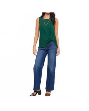 Karen Kane Sleeveless Pick-Up Top - Blue