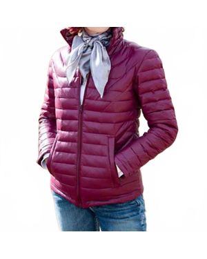 Wyoming Traders Stormy Down Coat Jacket - Purple