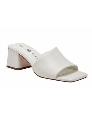 Katy Perry Gemm Slide Sandals - White