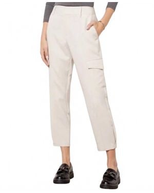 Sanctuary Polished Cargo Ankle Pant - Natural