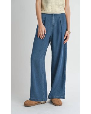 Sadie & Sage Archives Wide Leg Pants - Blue