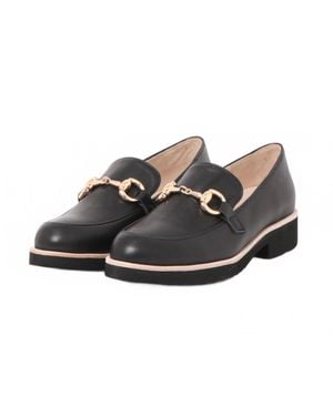 All Black Link Loafer - Black
