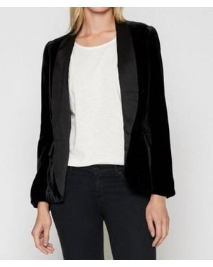 Joie Mehira Velvet Jacket - Black