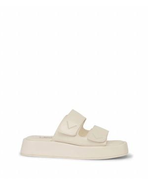Matt & Nat Emie Vegan Platform Sandals - White