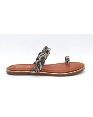 Exe' Ariana 418 Sandal - Black