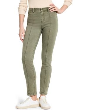 NIC+ZOE Daytrip Straight Carpenter Jeans - Green