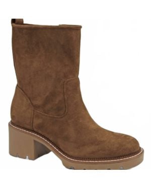MIA Pallmer Block Heel Bootie - Brown