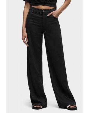 Hudson Jeans Jodie Loose Fit Linen - Black