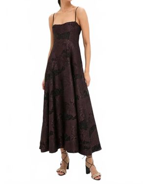 Clea Theron Midi Dress - Black