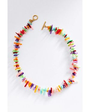 Palas Calvi Beaded Choker - Red