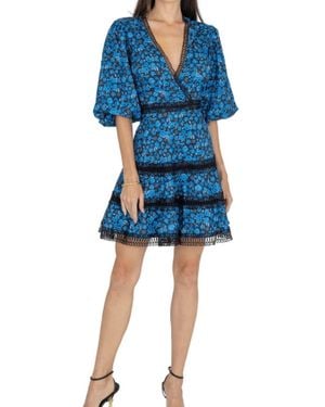 Akalia Antia Floral Dress - Blue