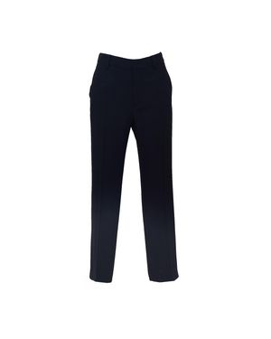 N°21 Tailored Pants With Mid-Rise Elastic Waistband - Blue