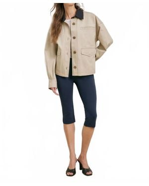 FAVORITE DAUGHTER Carla Workwear-Inspired Jacket - Blue