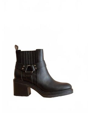 Oasis Society The Jayden Motorcycle Fall Bootie - Black
