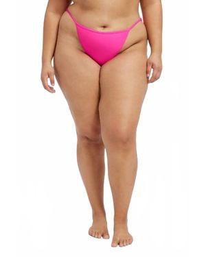 GOOD AMERICAN Perfect Fit Bikini Bottom - Pink