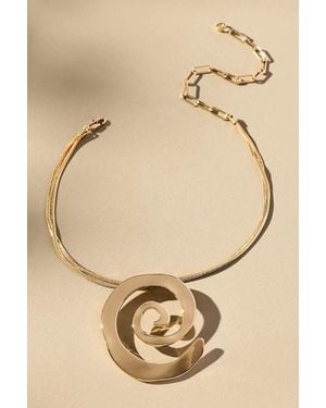 Ettika Aura Swirl Pendant Necklace - Natural