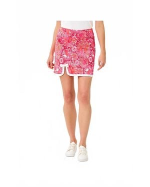 Lilly Pulitzer Upf 50+ Luxletic Monica Bow Skort - Red