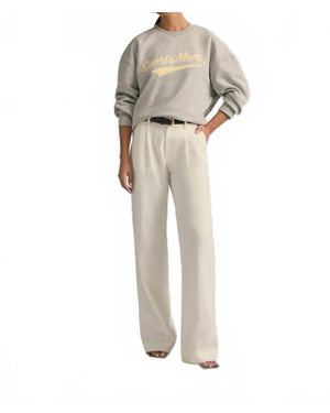 FAVORITE DAUGHTER Sports Mom Sweatshirt - Natural