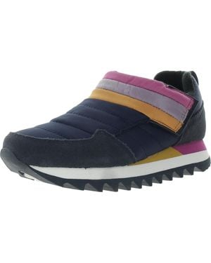 Merrell Alpine Moc Strap Plr Quilted Suede Slip-On Sneakers - Blue