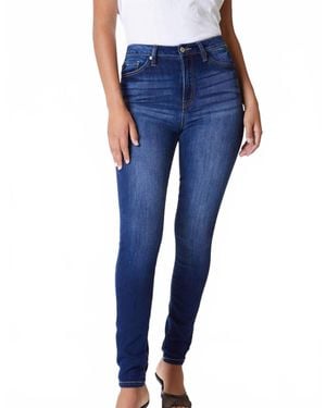 Kancan Anya High Rise Super Skinny Jeans - Blue