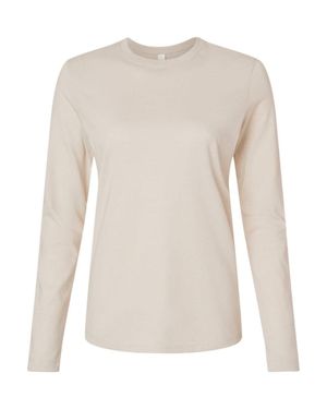 Bella Canvas Jersey Long Sleeve Tee - White