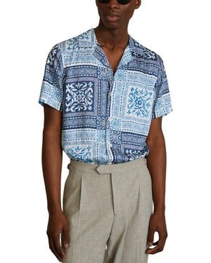 Reiss Nico Casual Shirt - Blue