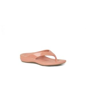 Aetrex Maui Flip Flop - Black