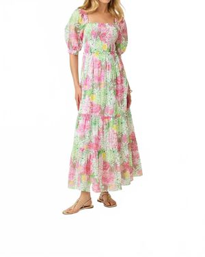 lilly pulitzer sloane midi dress Lilly Pulitzer Sloane Midi Dress In Multi Exotic Garden
