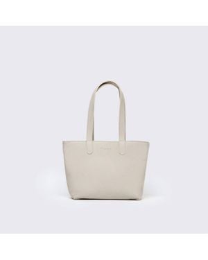 Mesh Mini Kyle Tote Bag - White