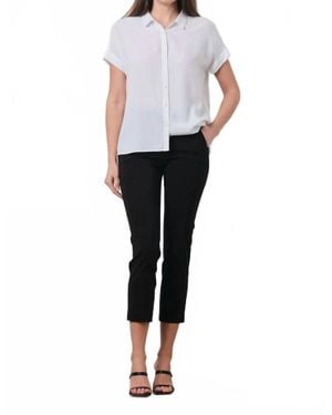 Avenue Montaigne Lulu Cotton Stretch Pant - Black
