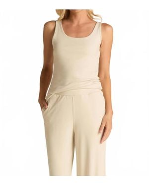 Faceplant Dreams Soft Tank Top - Natural