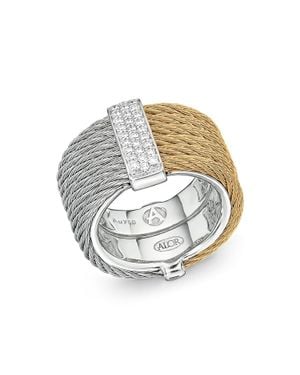 Alor Wide Band Ring - Metallic