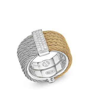 Alor Wide Band Ring - Metallic