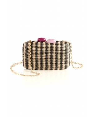 Shiraleah Scala Minaudiere Crossbody Bag - Black