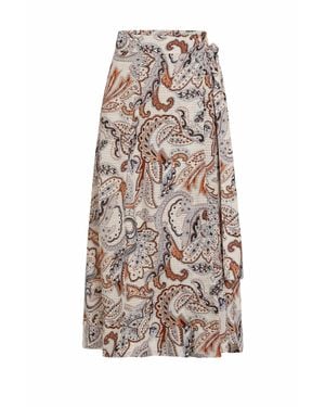 Marie Oliver Estine Maxi Wrap Skirt - White