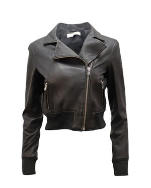 IRO Cropped Biker Jacket - Black