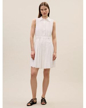 Rebecca Taylor Marietta Shirt Dress - Natural