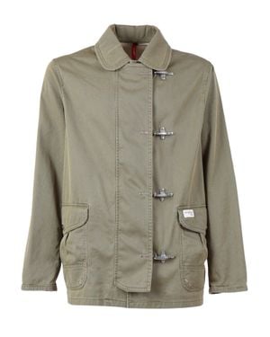 Fay Archive 4 Ganci Toggle Jacket - Gray