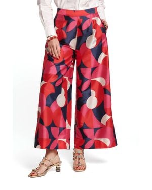Frances Valentine Kaleidoscope Palazzo Pant - Red