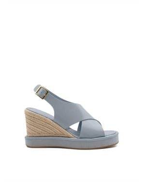 Paloma Barceló Ekaterini Wedge Sandal - Blue
