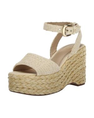 Sam Edelman April Platform Sandals - Metallic